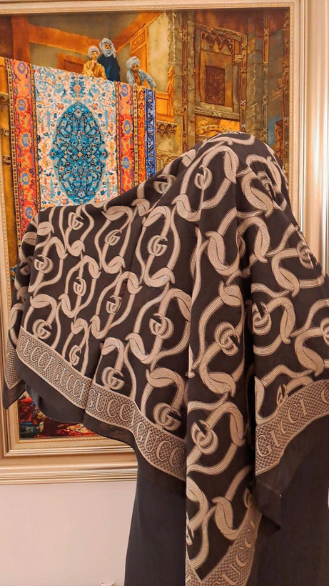 روسری مجلسی ترک