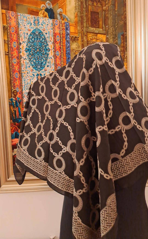 روسری مجلسی ترک